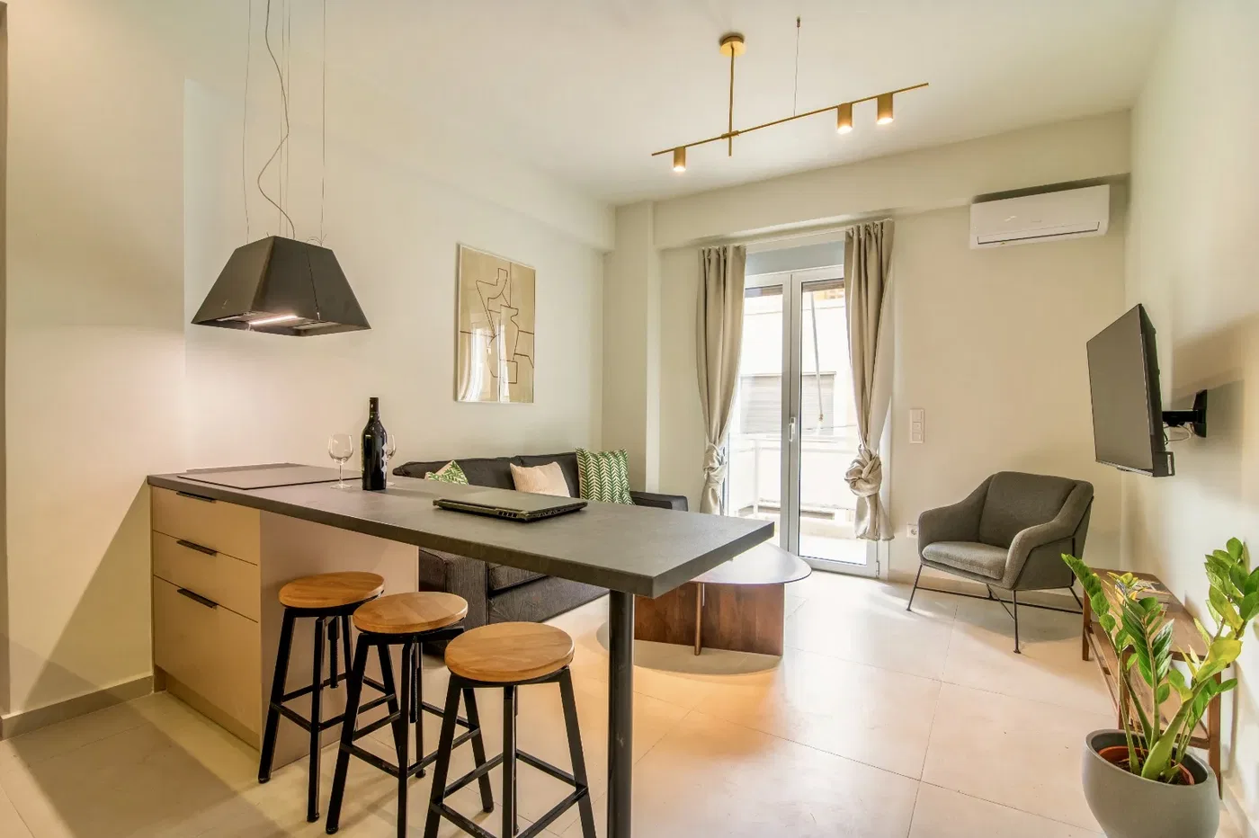 53 m² Renovated Two-Bedroom Apartment for Sale in Kypseli, Athens Center