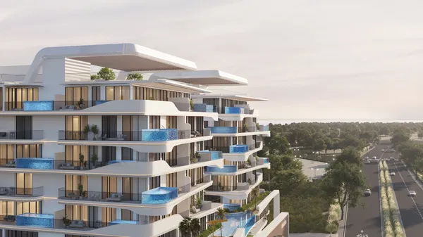 171 m² Sea View Three-Bedroom Apartment for Sale in Dubai, UAE
