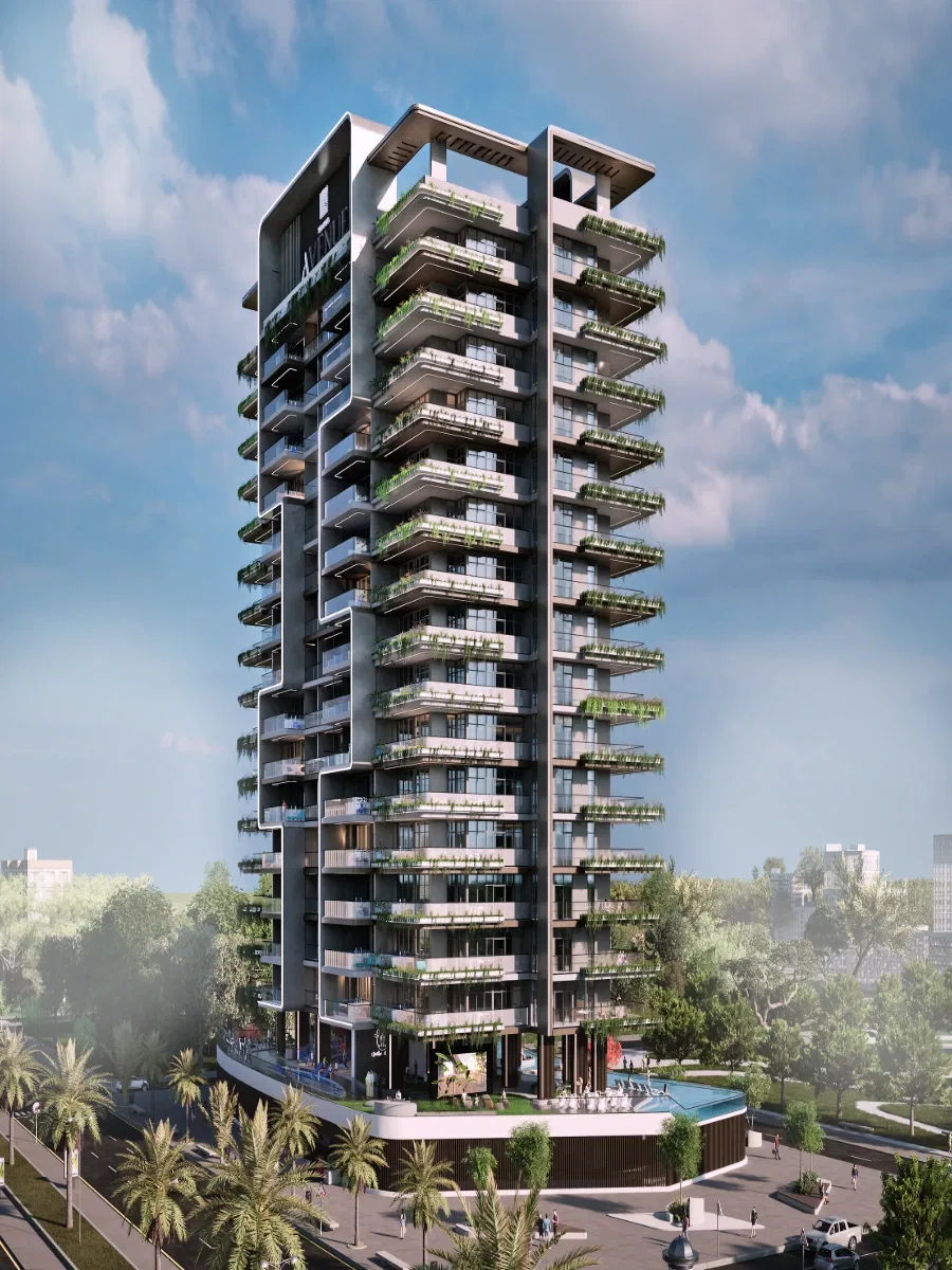 91 m² Apartment with One Bedrooms for Sale in Dubai, UAE with Swimming pool