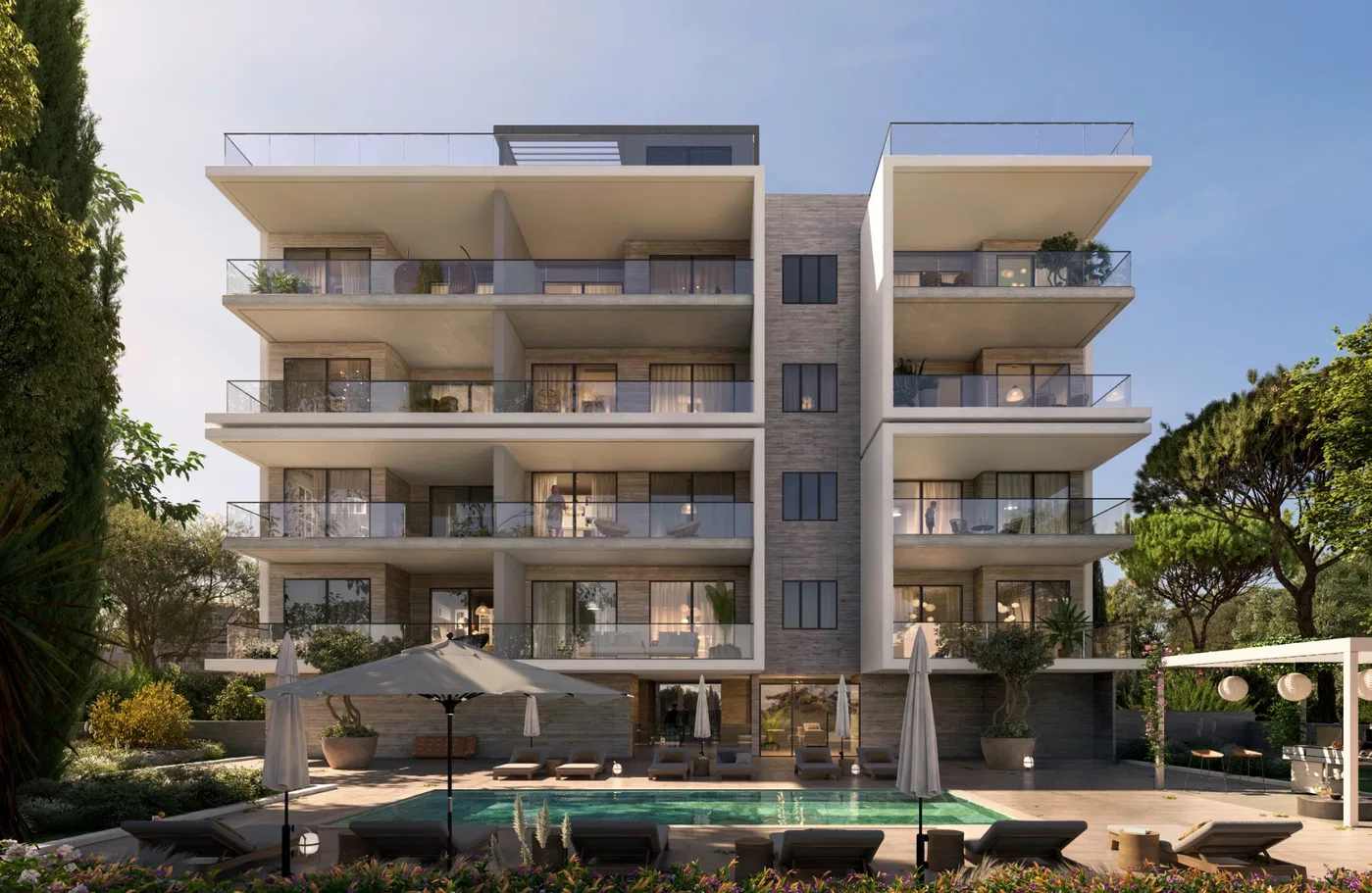 100 m² Two-Bedroom Apartment for Sale in Limassol, Cyprus