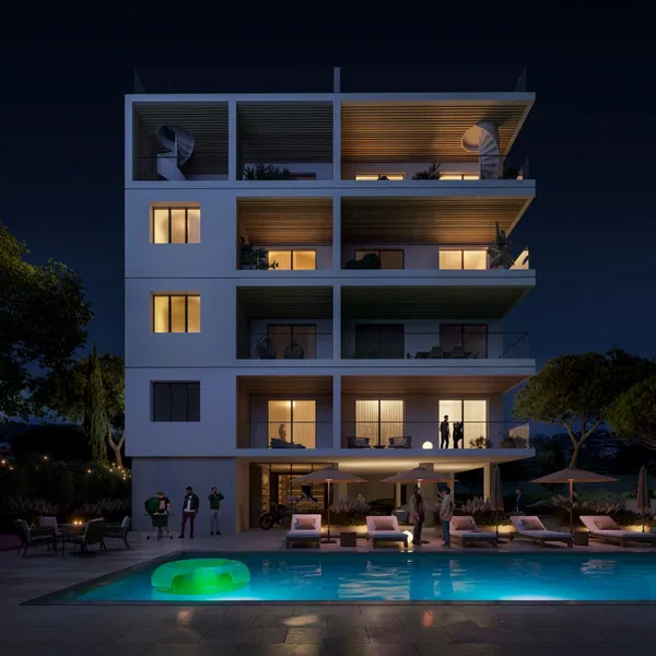 Modern 107 m² Apartment with Three Bedrooms for Sale in Limassol, Cyprus