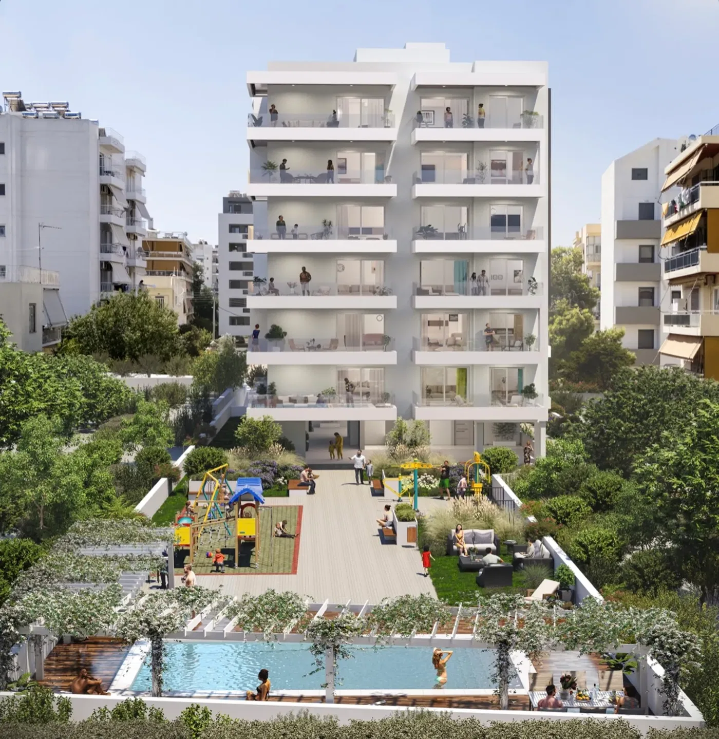 Contemporary 45 m² Apartment with One Bedrooms for Sale in Palaio Faliro, Athens Southern suburbs