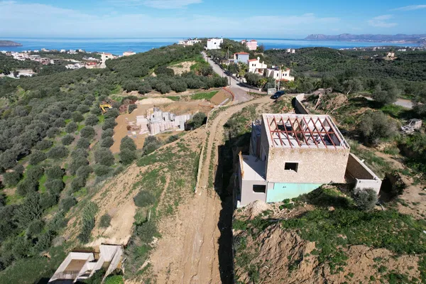 Sea-View Five-Bedroom Villa for Sale in Stalos, Chania