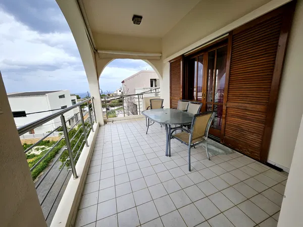 Sea View Five-Bedroom Apartment for Rent in Chalepa, Chania