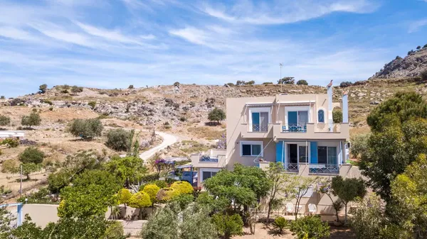 Sea View 220 m² Villa with Four Bedrooms for Sale in Lardos Rhodes, Rhodes