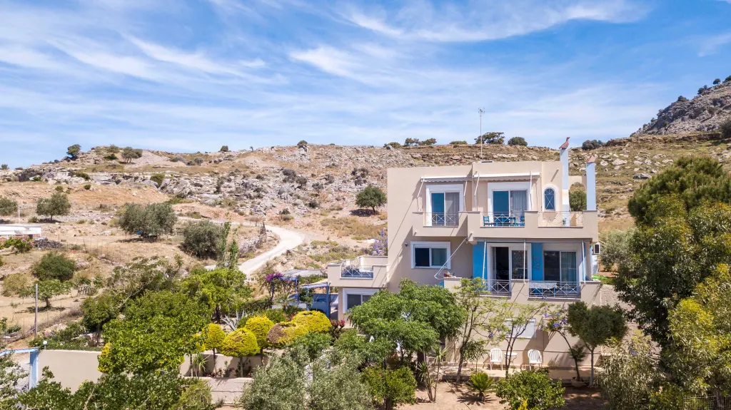 Sea View 220 m² Villa with Four Bedrooms for Sale in Lardos Rhodes, Rhodes