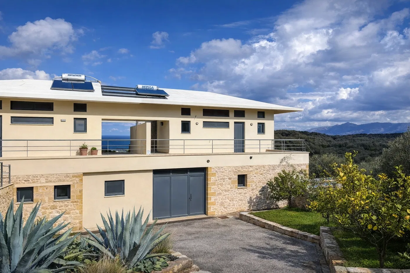 Five-Bedroom Sea-View Villa for Sale in Fournados, Chania
