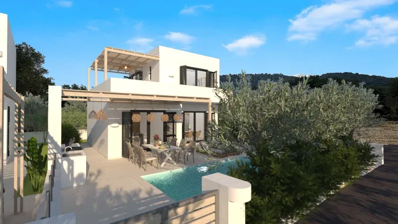 Sea-View 80 m² Villa with Two Bedrooms for Sale in Rhodes, Dodecanese Islands