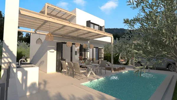 Two-Bedroom Sea-View Villa for Sale in Rhodes, Dodecanese Islands