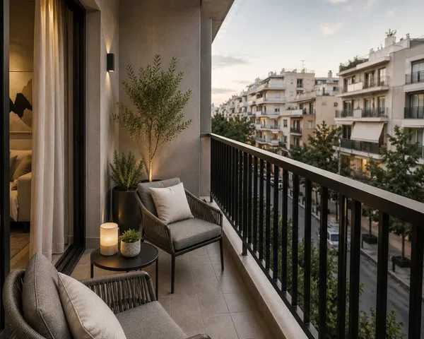 Modern One-Bedroom Apartment for Sale in Kallithea, Athens Southern suburbs with Balcony — photo 2