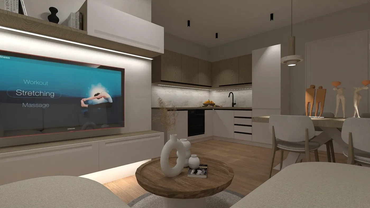 44 m² Apartment with Two Bedrooms for Sale in Peristeri, Athens Western Suburbs with Golden visa eligible