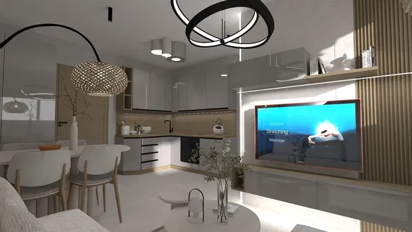 44 m² Two-Bedroom Apartment for Sale in Peristeri, Athens Western Suburbs — photo 3