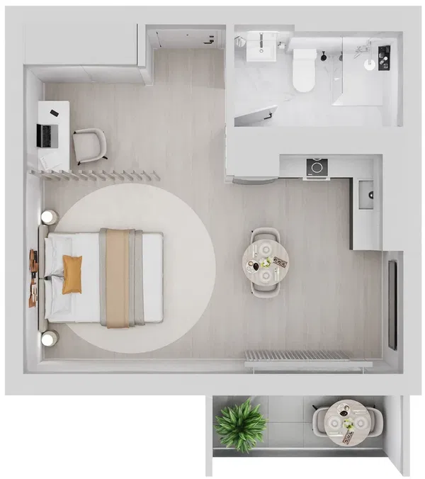 Newly Built 37 m² Apartment with One Bedrooms for Sale in Kerameikos, Athens Center — photo 3