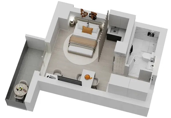 35 m² Modern One-Bedroom Apartment for Sale in Kerameikos, Athens Center — photo 3