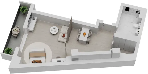 Newly Built One-Bedroom Apartment for Sale in Kerameikos, Athens Center — photo 3