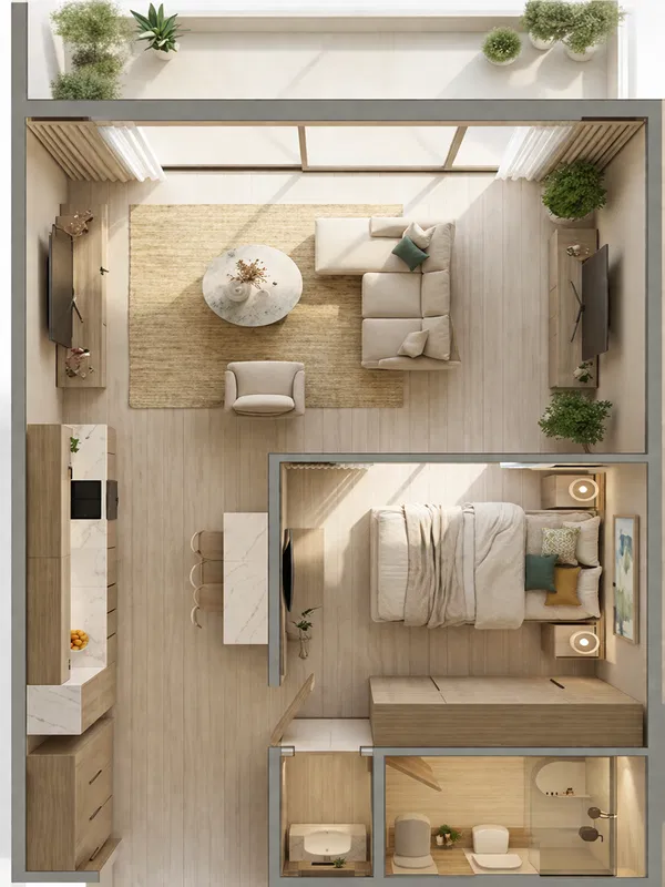 One-Bedroom Apartment for Sale in Galatsi, Athens Western Suburbs with Balcony