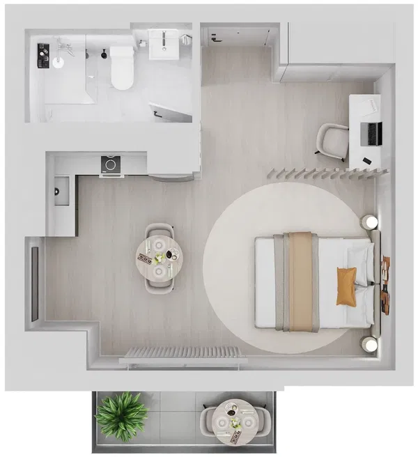 33 m² One-Bedroom Apartment for Sale in Kerameikos, Athens Center — photo 3