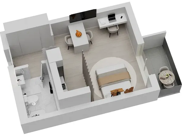One-Bedroom Apartment for Sale in Kerameikos, Athens Center with Balcony — photo 3