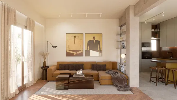 68 m² Renovated Two-Bedroom Apartment for Sale in Pagrati, Athens Center