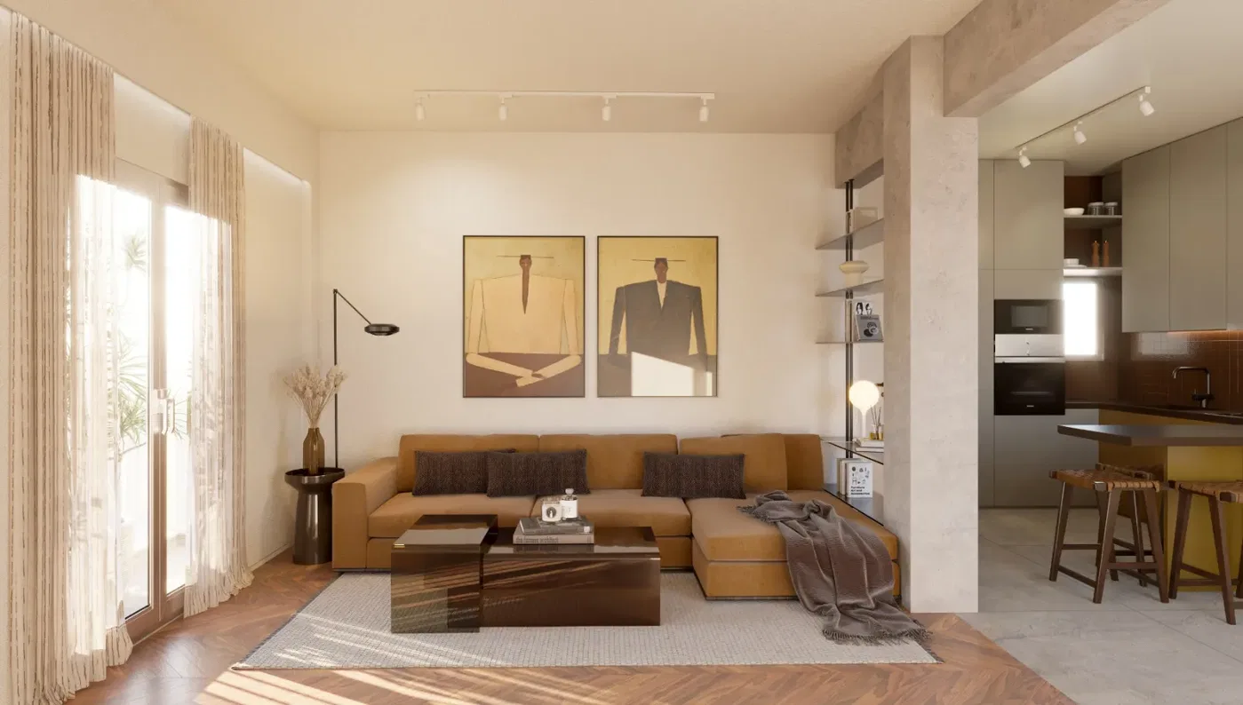 68 m² Renovated Two-Bedroom Apartment for Sale in Pagrati, Athens Center