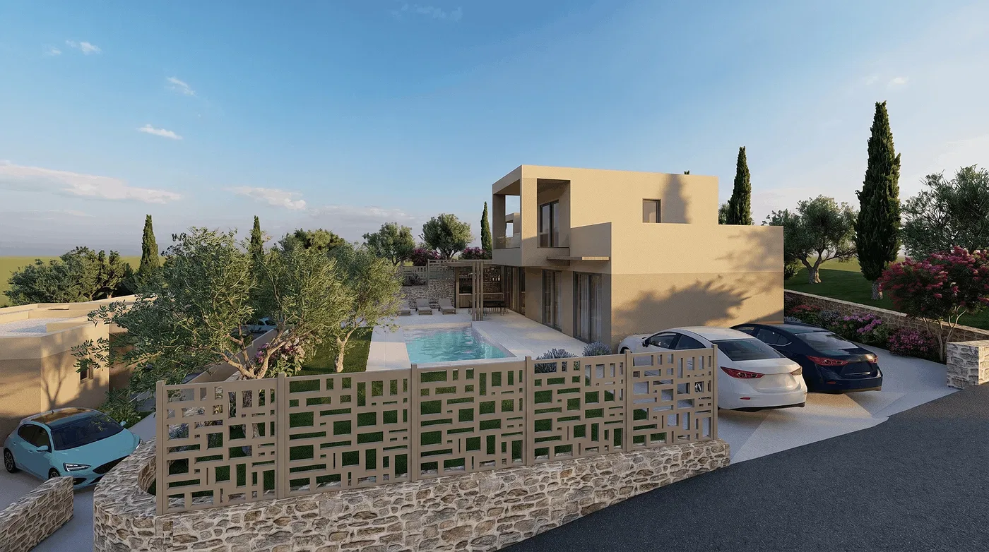 84 m² Two-Bedroom Sea View Villa for Sale in Kefalas, Apokoronas