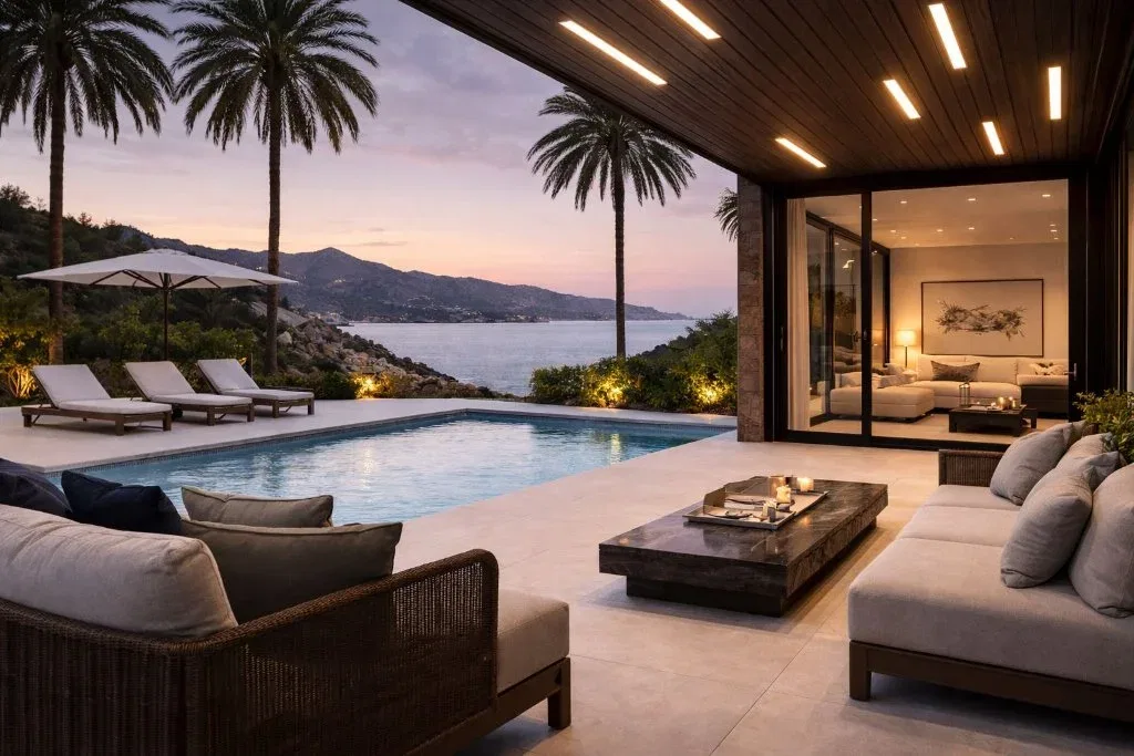 Sea-View Three-Bedroom Villa for Sale in Megala Chorafia, Chania