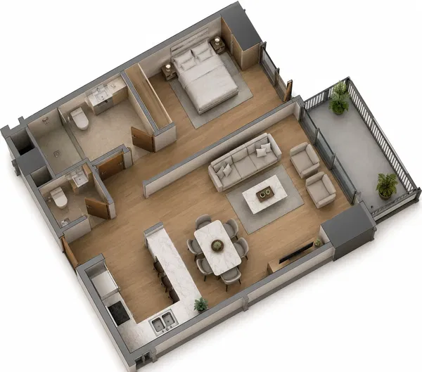 One-Bedroom Apartment for Sale in Dubai, UAE