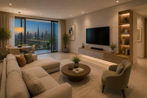 71 m² Contemporary One-Bedroom Apartment for Sale in Dubai, UAE — photo 2