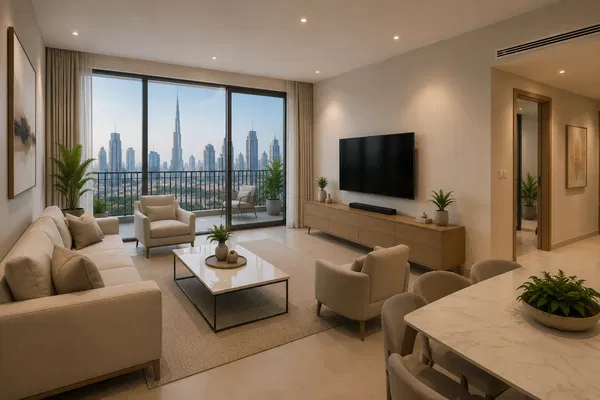 70 m² One-Bedroom Modern Apartment for Sale in Dubai, UAE — photo 2