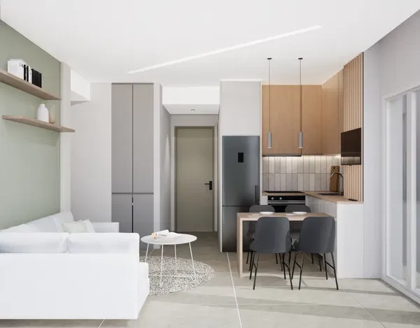 Renovated 42 m² Apartment with One Bedrooms for Sale in Thessaloniki