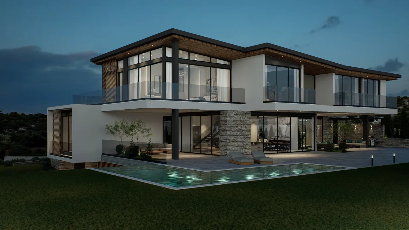 Sea View Seven-Bedroom Villa for Sale in Paphos, Cyprus