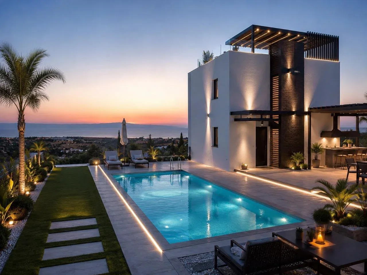 102 m² Two-Bedroom Sea-View Villa for Sale in Rhodes, Dodecanese Islands