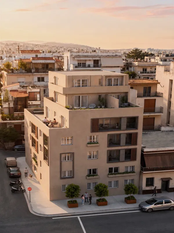 42 m² Contemporary One-Bedroom Apartment for Sale in Neos Kosmos, Athens Center
