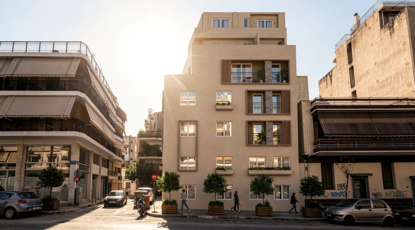 81 m² Two-Bedroom Apartment for Sale in Neos Kosmos, Athens Center
