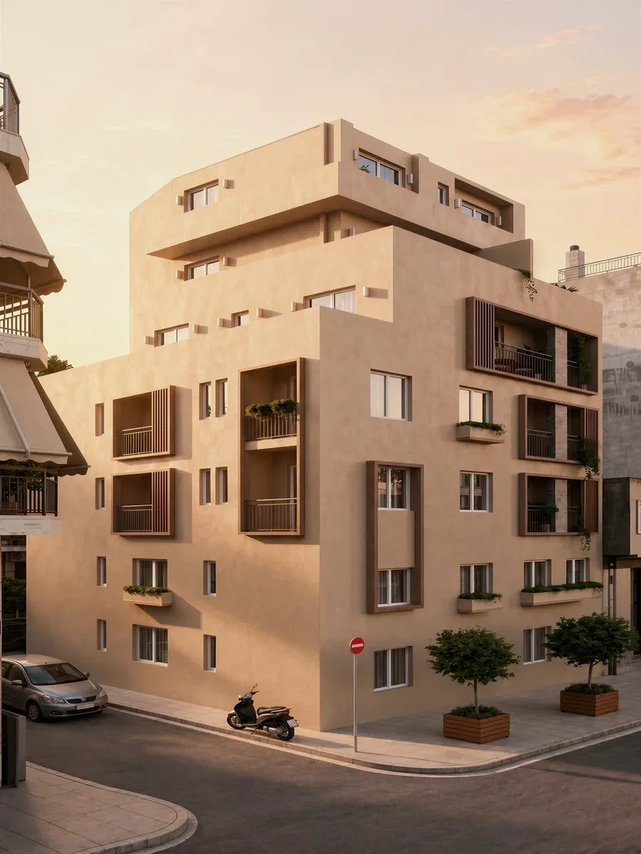 66 m² Contemporary One-Bedroom Apartment for Sale in Neos Kosmos, Athens Center