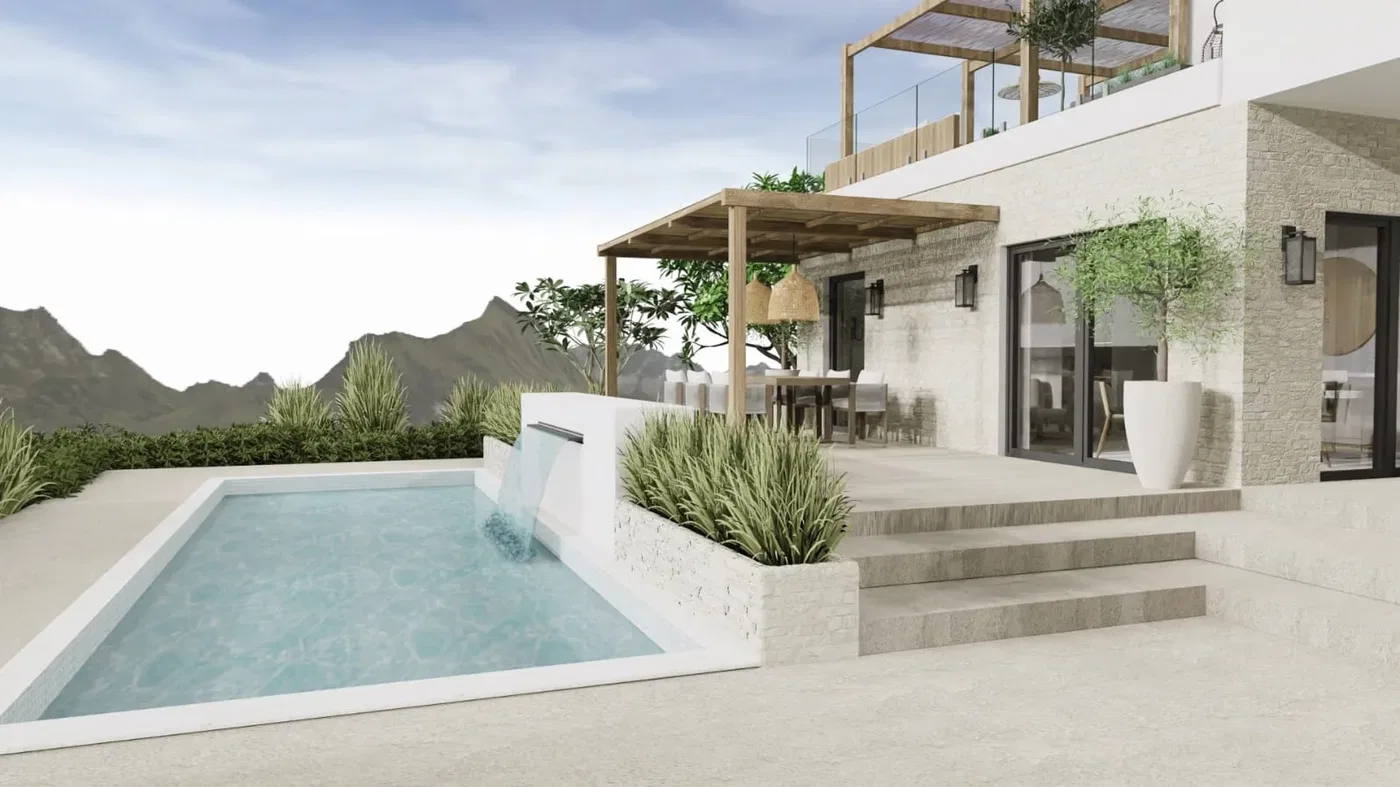 Sea-View 132 m² Apartment with Two Bedrooms for Sale in Kampia, Apokoronas