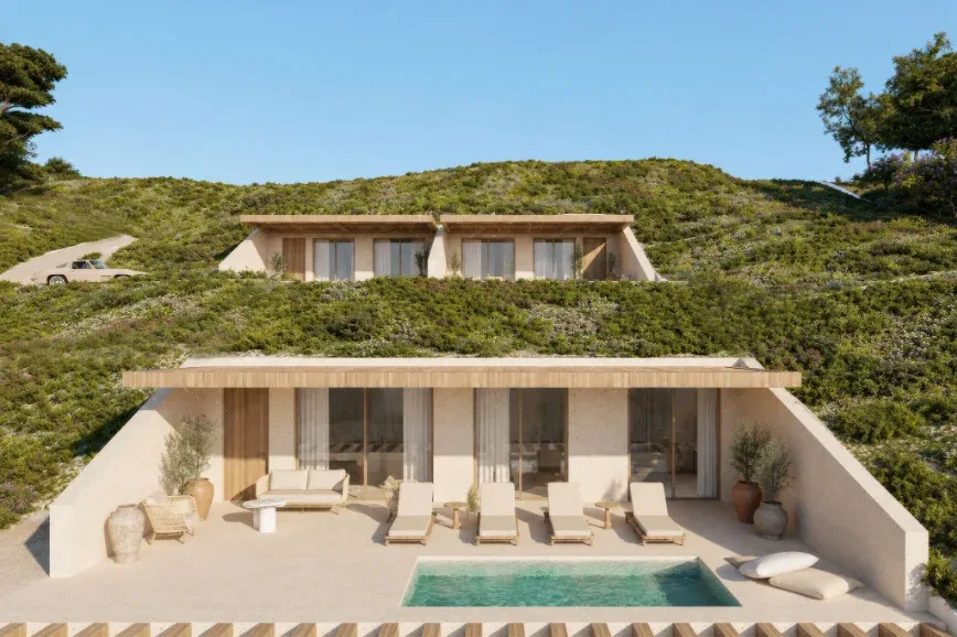 Sea View 78 m² Villa with Two Bedrooms for Sale in Plakias, Rethymnon