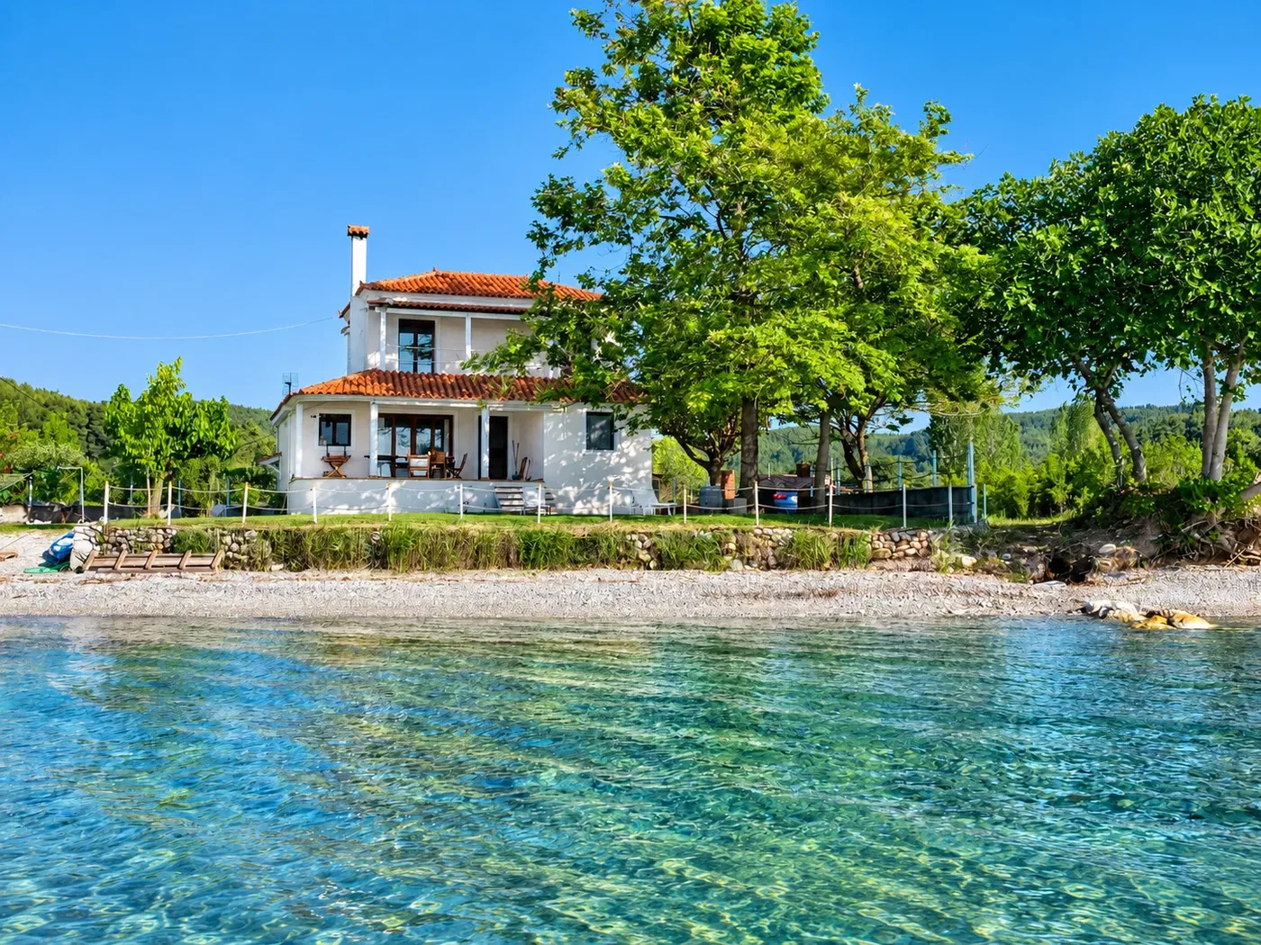 Renovated Three-Bedroom Villa for Sale in Palaiokastro Evia, Evia
