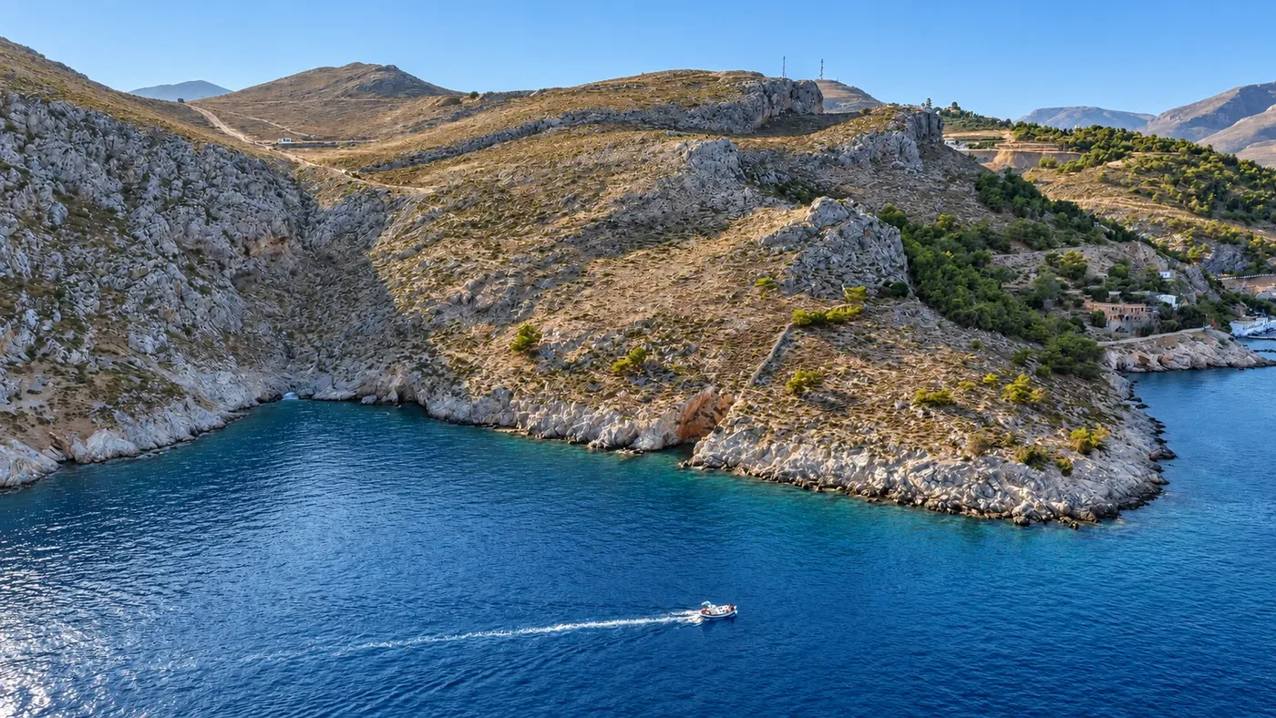 Sea-View 54,000 m² Plot of Land for Sale in Kalymnos, Dodecanese Islands