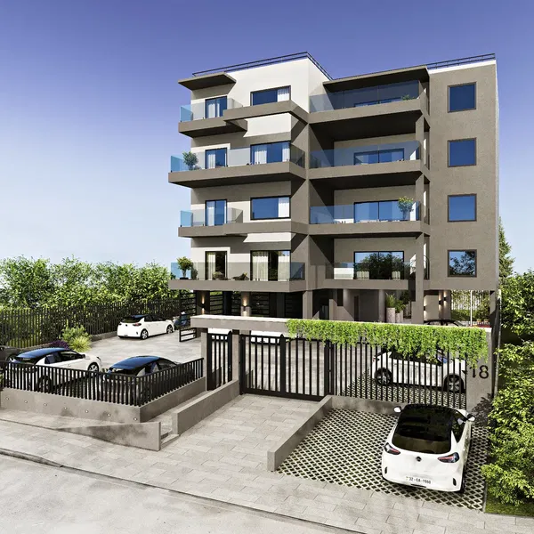 Newly Built 109 m² Apartment with Three Bedrooms for Sale in Glyka Nera, Athens Eastern Suburbs