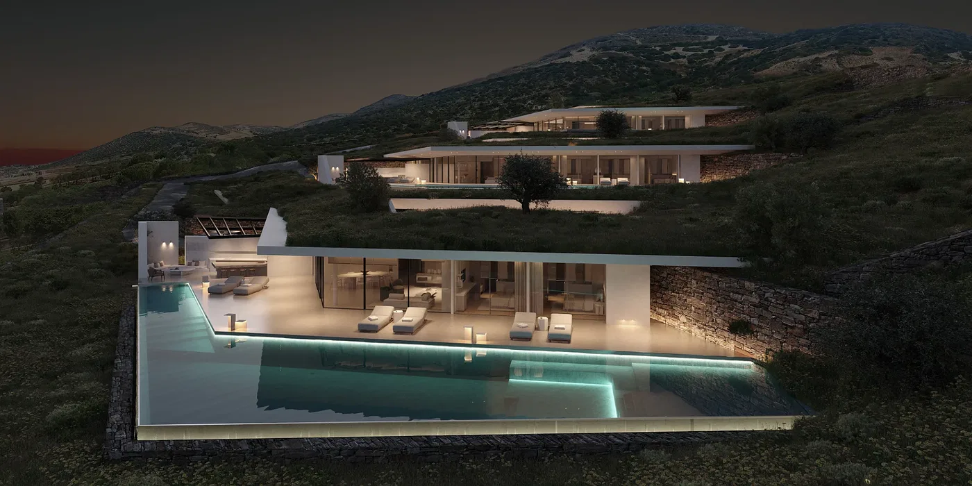 276 m² Five-Bedroom Sea View Villa for Sale in Paros, Cyclades