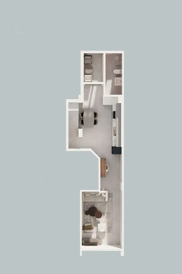 90 m² Renovated Two-Bedroom Apartment for Sale in Kallithea, Athens Southern suburbs — photo 4