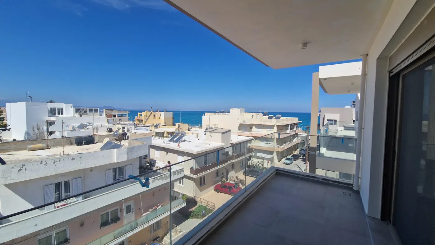 Sea View Three-Bedroom Apartment for Sale in Rethymnon