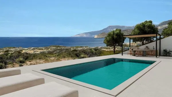 Sea View 104 m² Villa with Three Bedrooms for Sale in Karpathos, Dodecanese Islands — photo 2