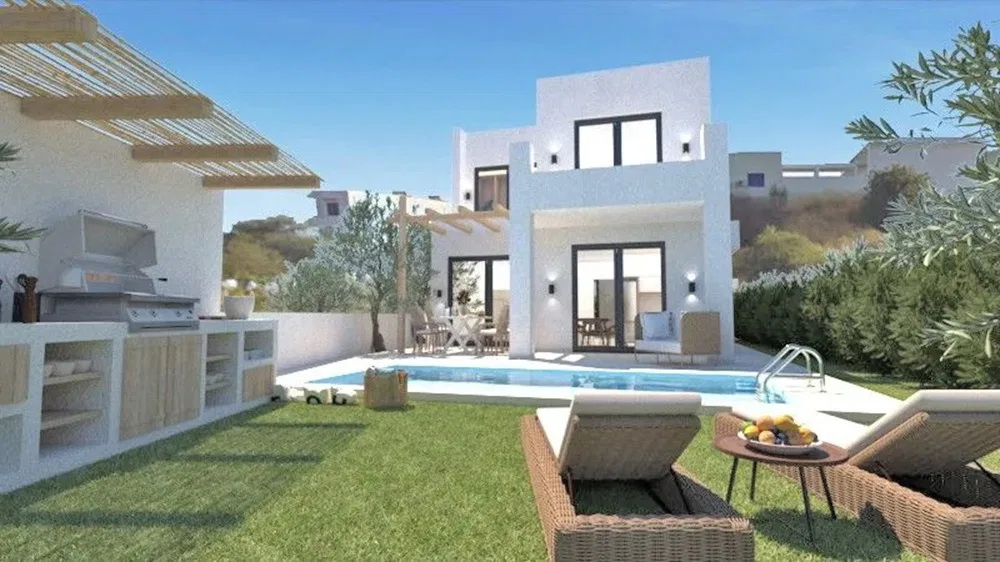 110 m² Newly Built Three-Bedroom Villa for Sale in Southern Rhodes, Rhodes