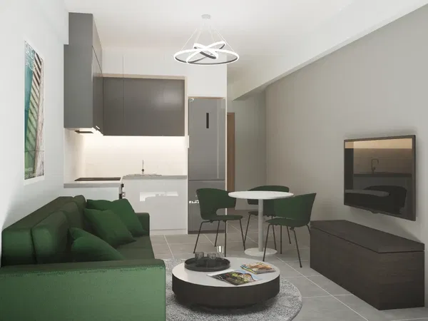 Renovated 58 m² Apartment with Two Bedrooms for Sale in Analipsi - Mpotsari - Nea Paralia, Thessaloniki Center