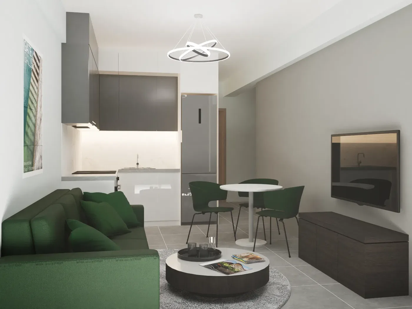 Renovated 58 m² Apartment with Two Bedrooms for Sale in Analipsi - Mpotsari - Nea Paralia, Thessaloniki Center