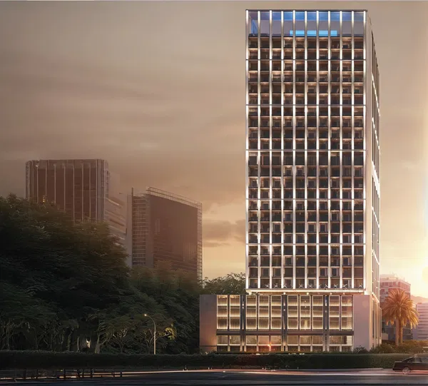 Newly Built 95 m² Apartment with Two Bedrooms for Sale in Dubai, UAE with Balcony
