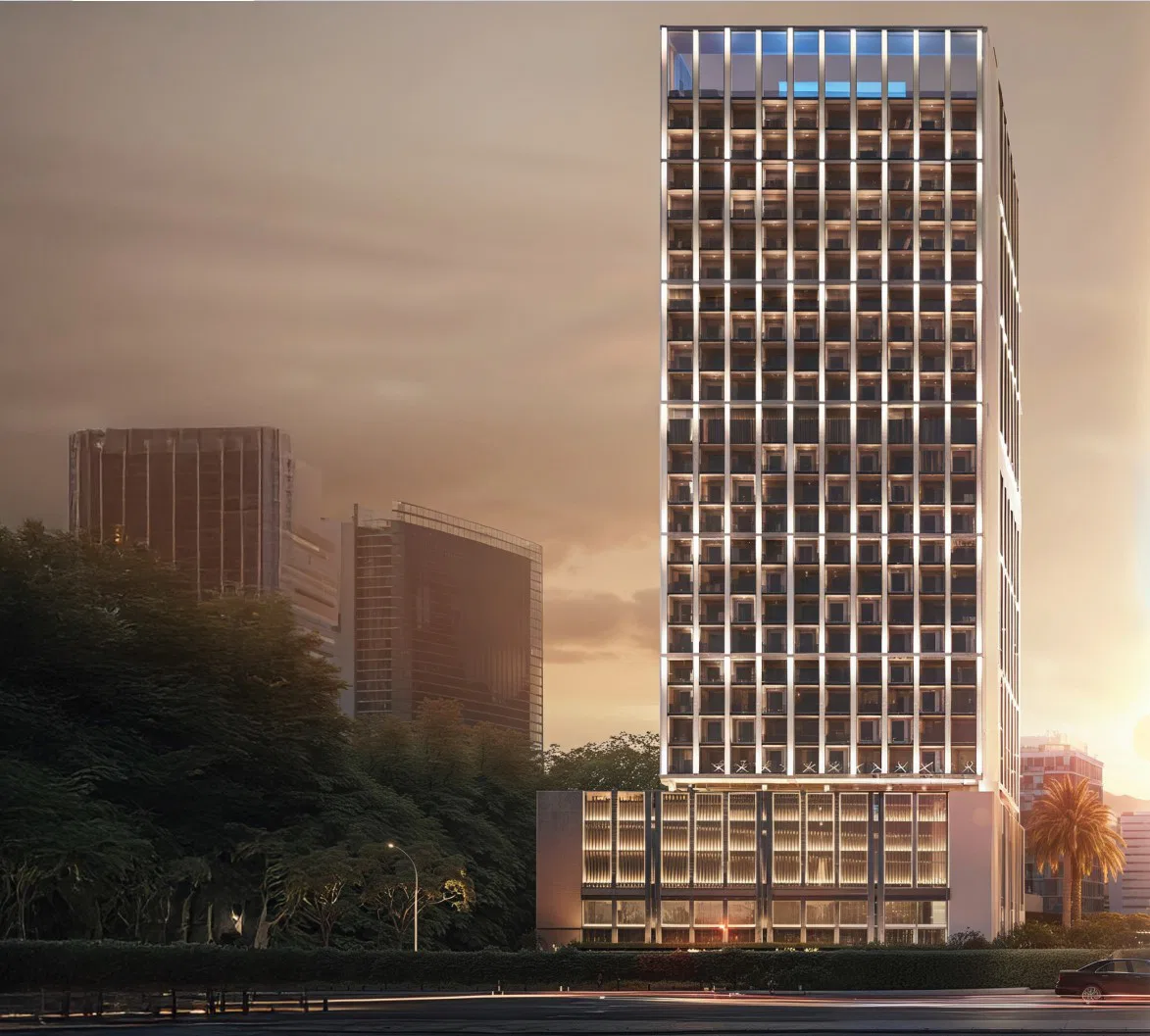Newly Built 95 m² Apartment with Two Bedrooms for Sale in Dubai, UAE with Balcony