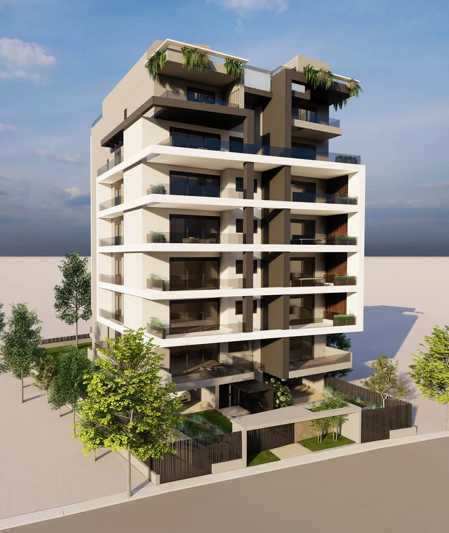 Two-Bedroom Apartment for Sale in Alimos, Athens Southern suburbs with Aluminium frames